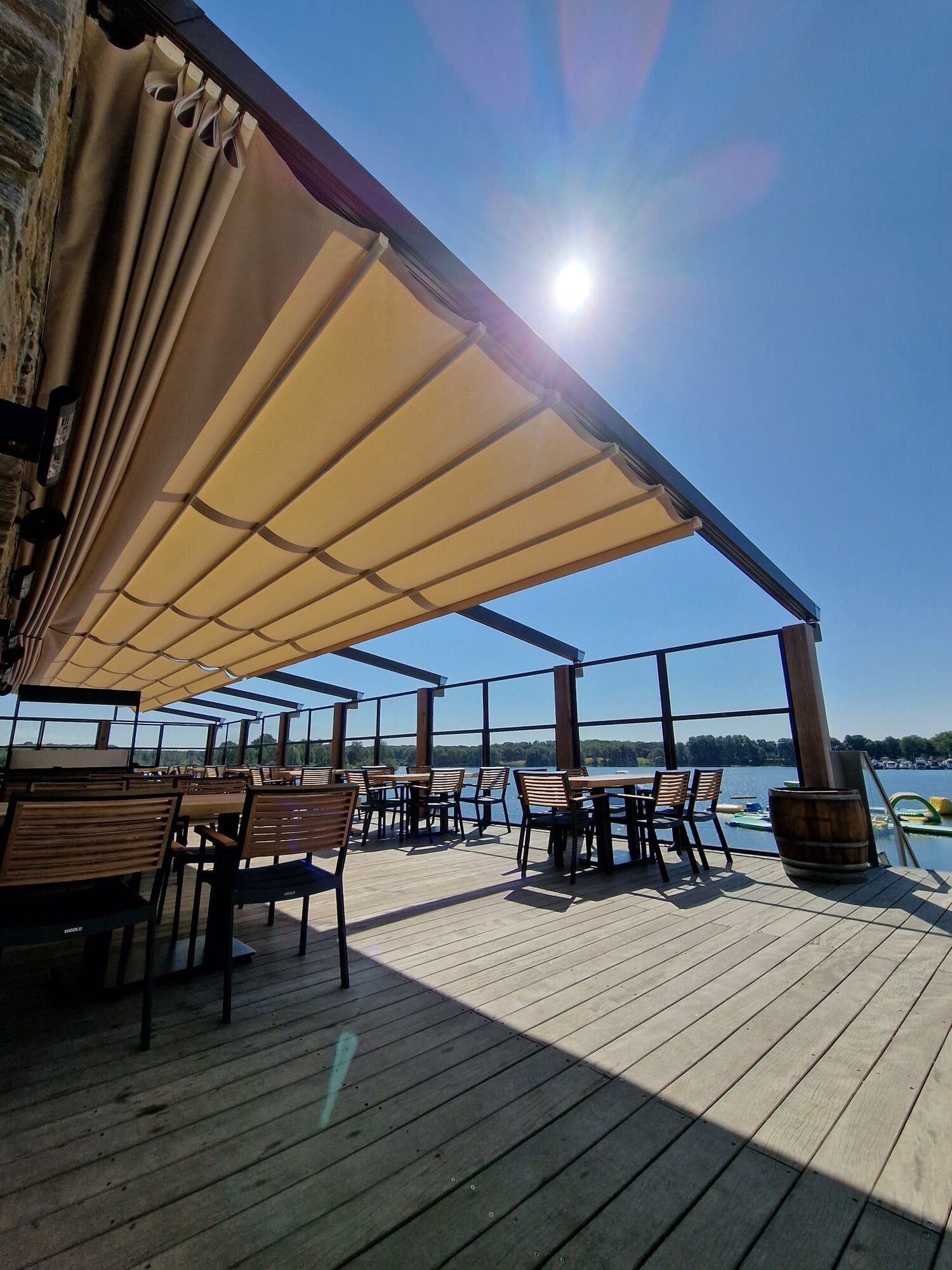 überdachte Terrasse